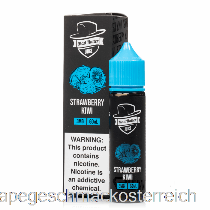 Erdbeer-Kiwi – Mad Hatter – 60 Ml, 6 Mg Vape-Geschmack